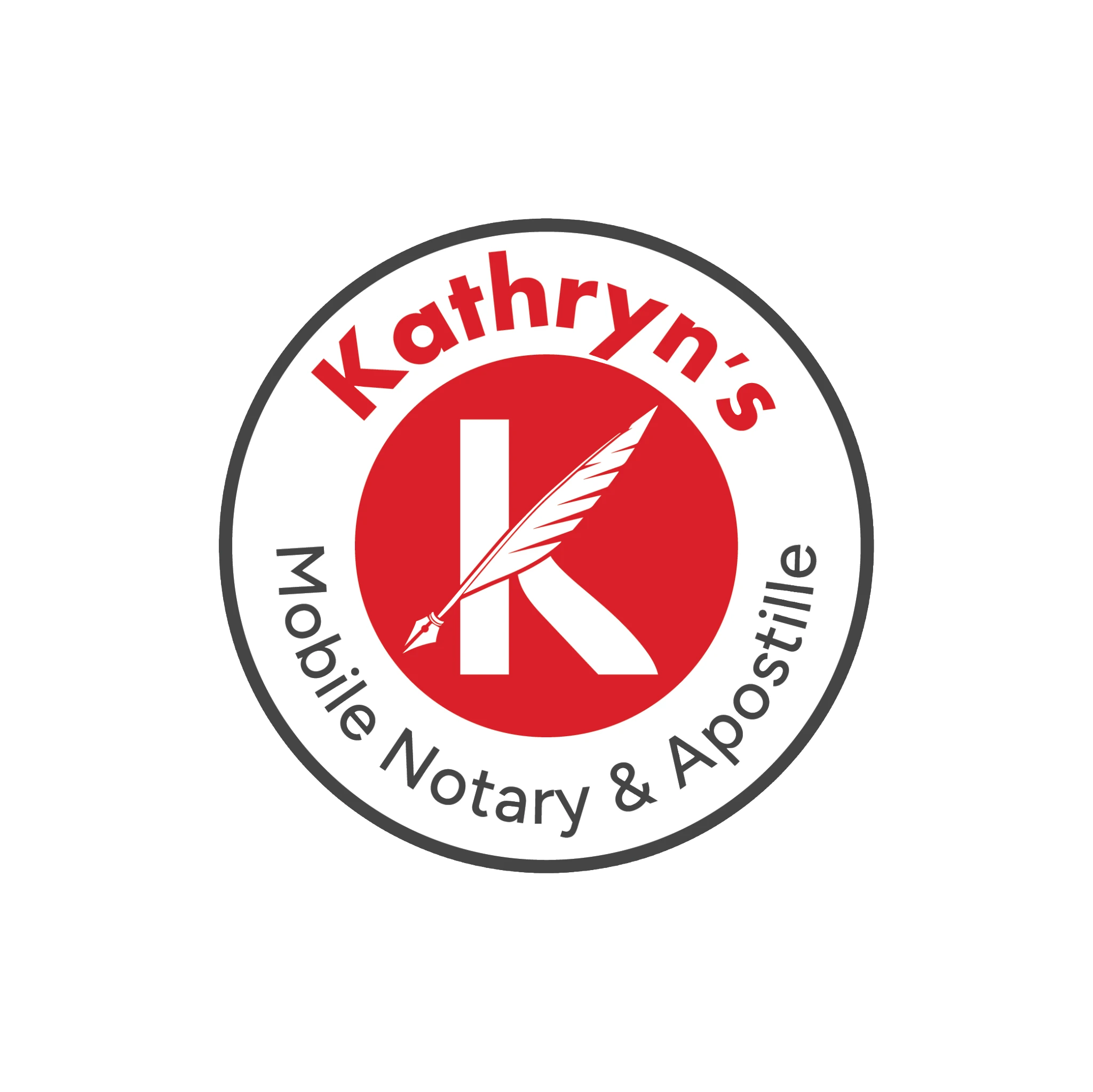 Kathryn's Mobile Notary Logo